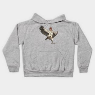 Judo vulture in action Kids Hoodie